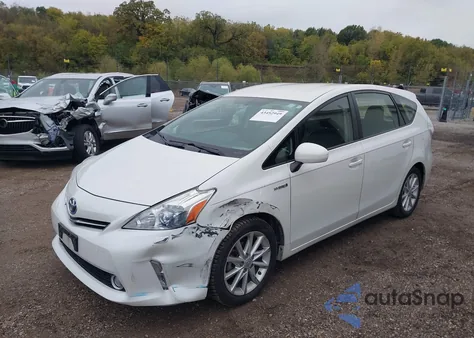 2013 Toyota Prius V Five from USA, damaged, VIN JTDZN3EU8D3216950